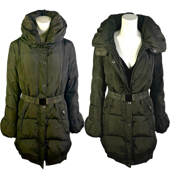 RUDSAK GREEN COAT FEATHER AND DOWN WINTER COAT RUD BY RUDSAK COAT SIZE XL - Picture 17 of 17